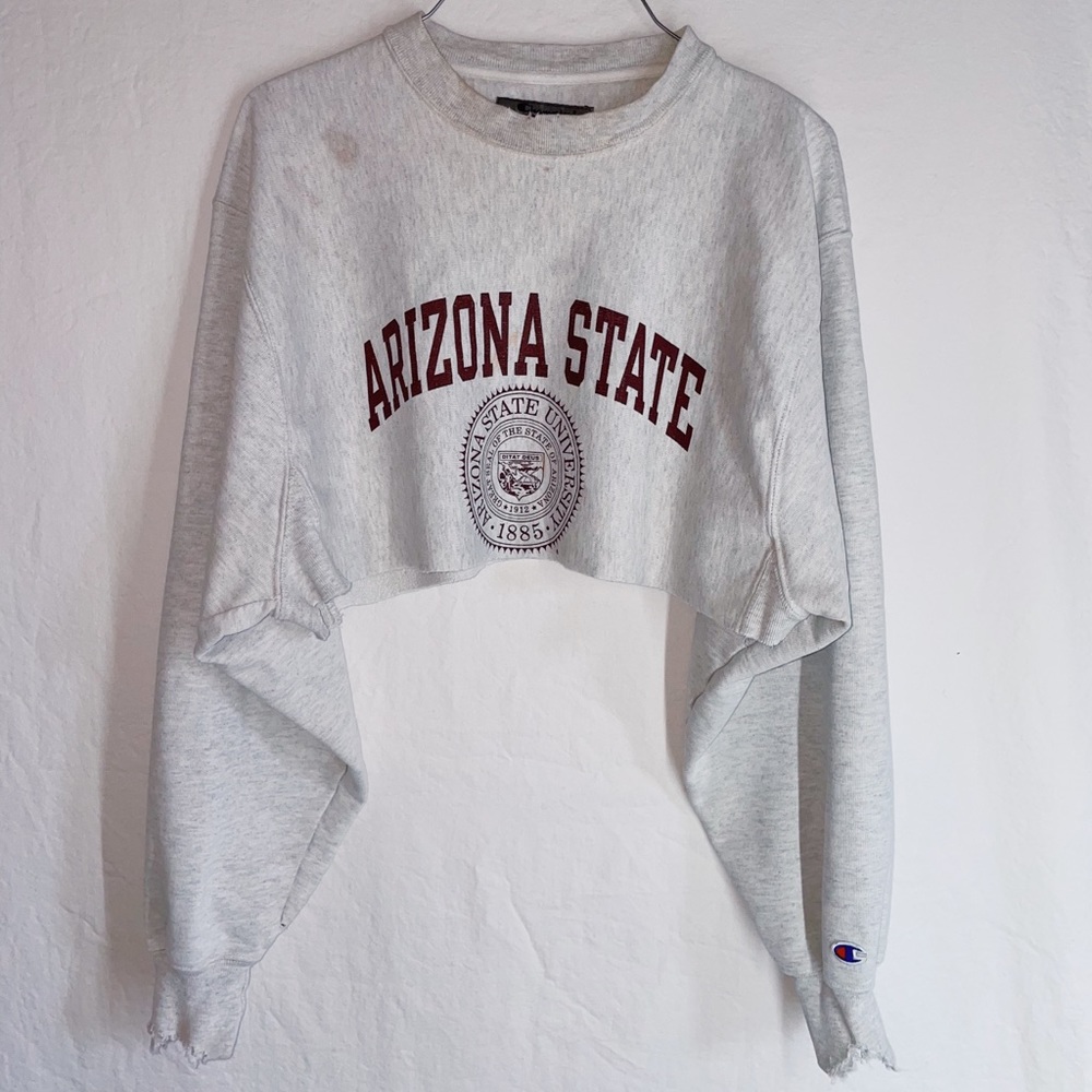 Vintage Champion Arizona State Cropped Crewneck